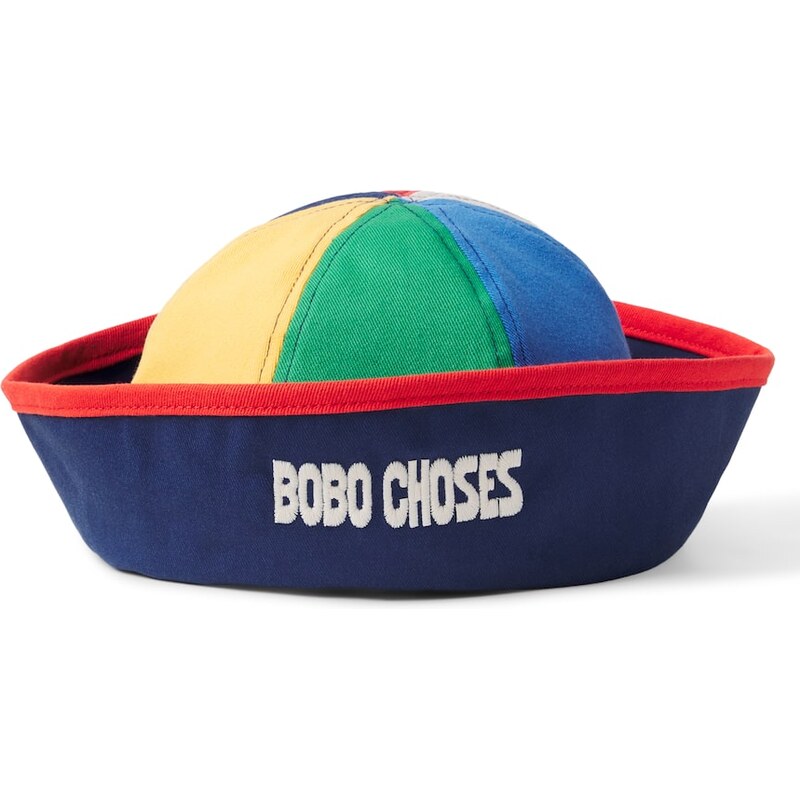 Bobo Choses Logo colorblock cotton sailor hat
