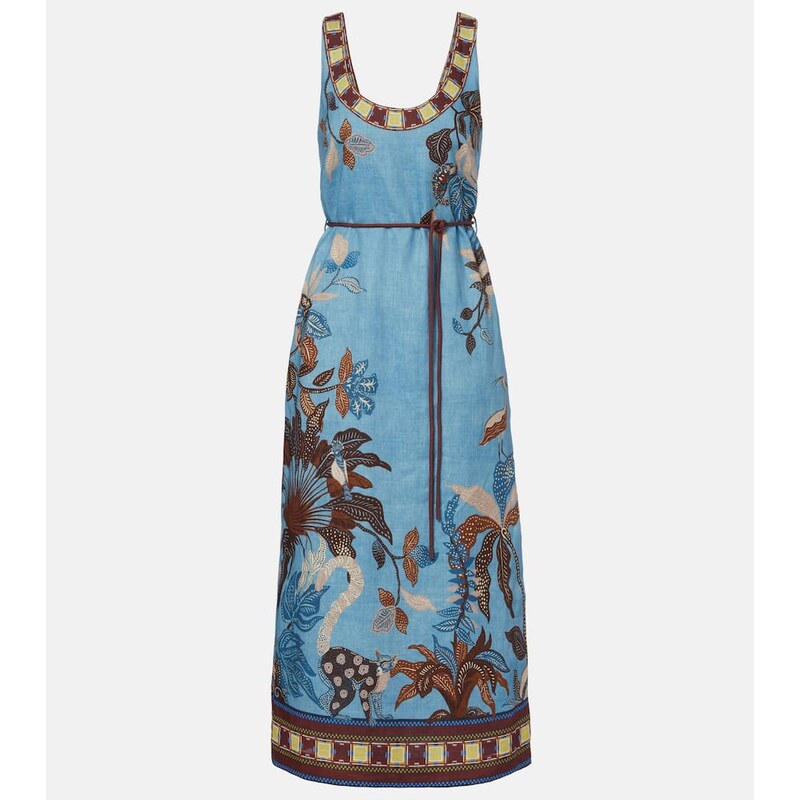 Alemais AlÃmais Georgie printed linen midi dress