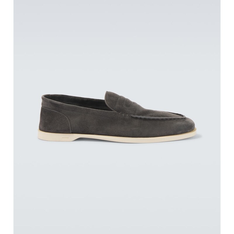 John Lobb Pace suede loafers