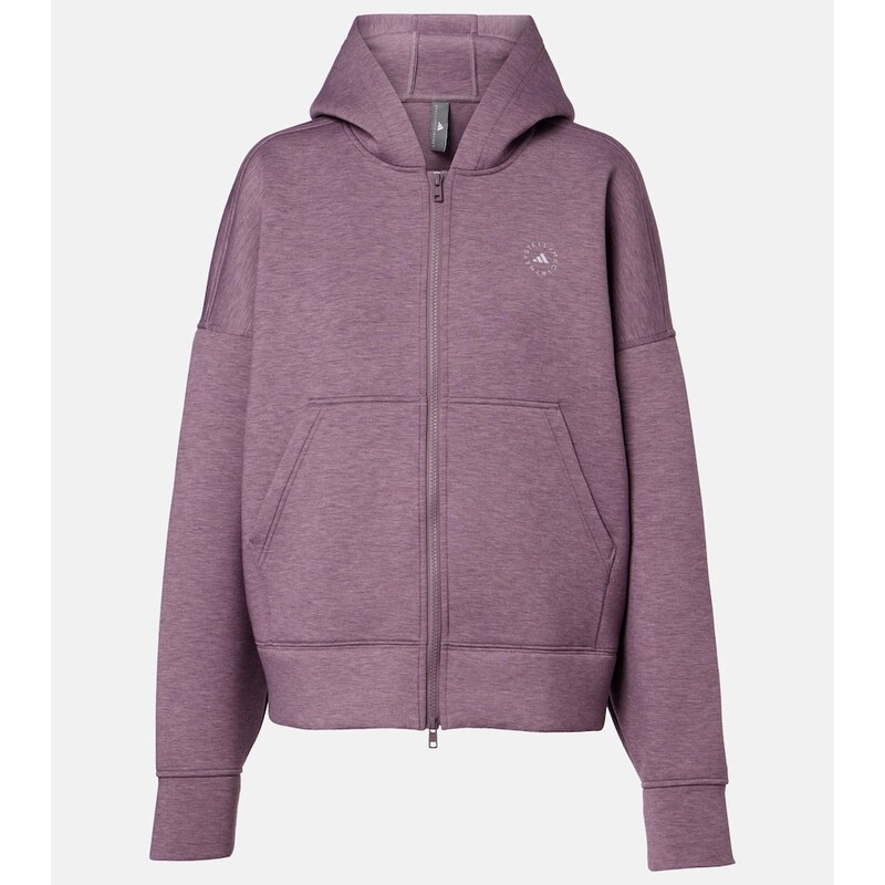 Adidas by Stella McCartney Logo zip-up hoodie