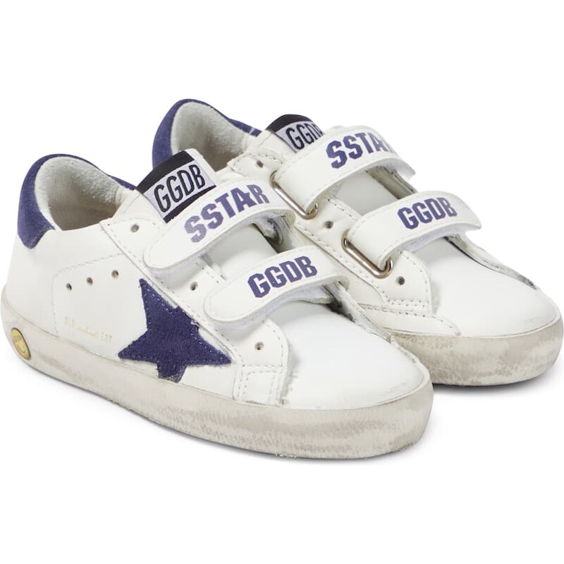 Golden Goose Kids Old School leather sneakers