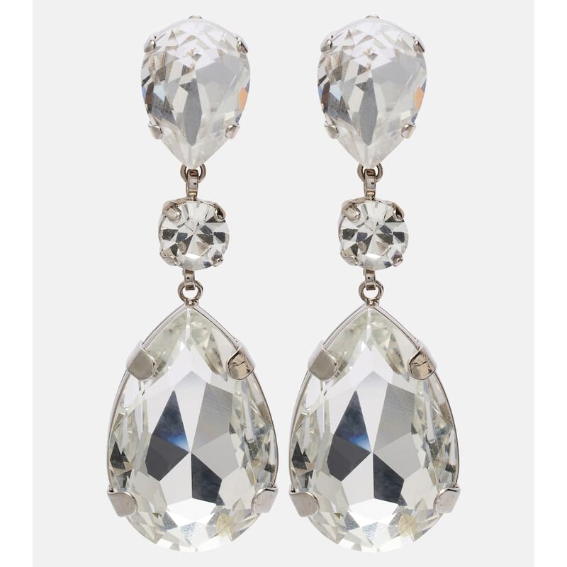 Dolce&Gabbana Crystal-embellished clip-on earrings