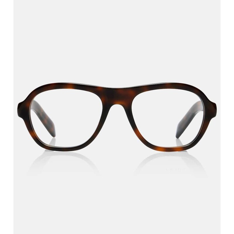 Prada Logo aviator glasses