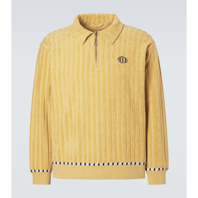 Bode Croquet Ground cotton terry sweater