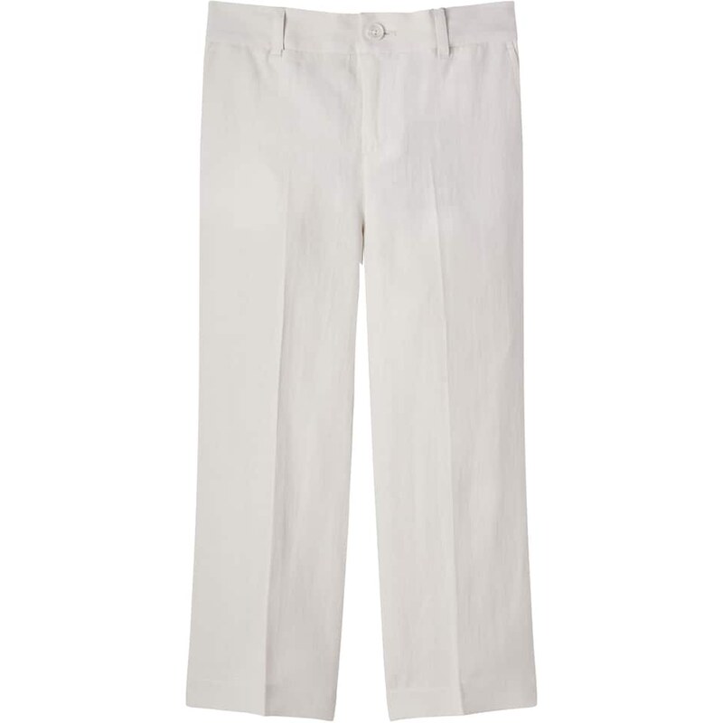 Dolce&Gabbana Kids Embroidered linen pants
