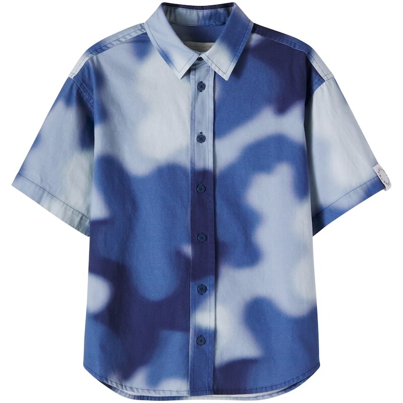 Stella McCartney Kids Printed cotton poplin shirt