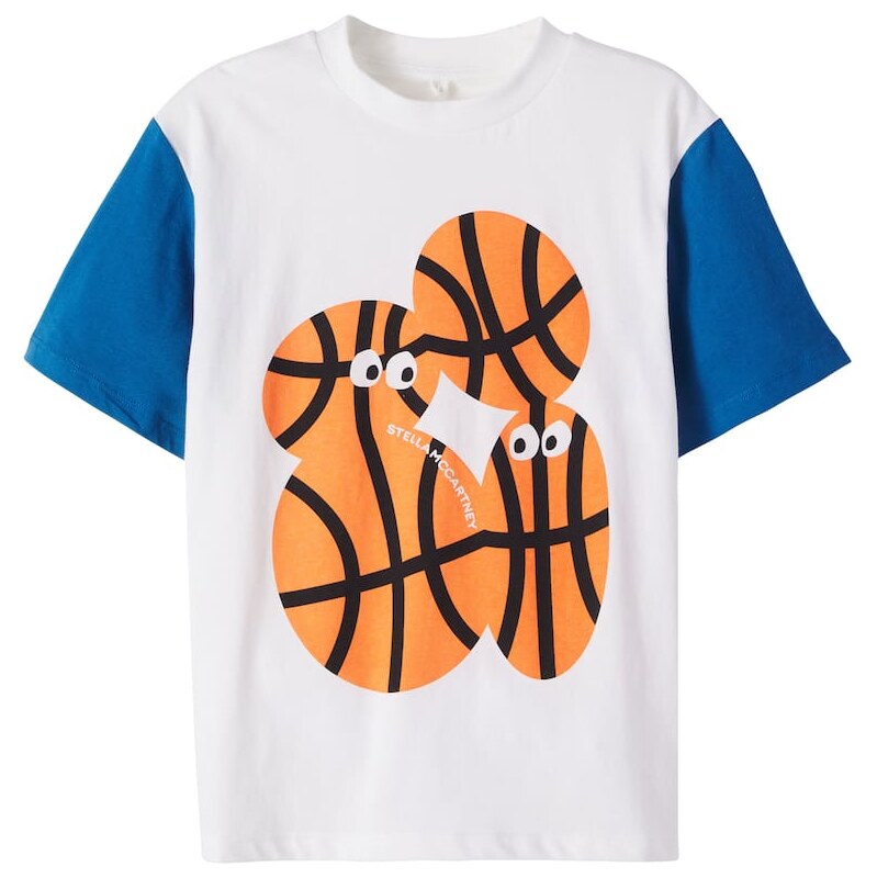 Stella McCartney Kids Printed cotton jersey T-shirt
