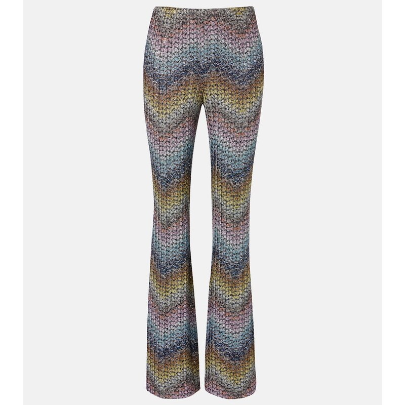 Missoni Sequined lamÃ flared pants