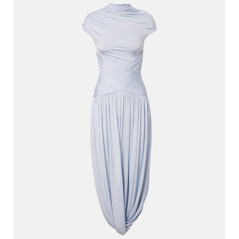 Self-Portrait Draped midi dress