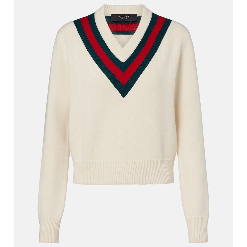 Gucci Web Stripe wool sweater