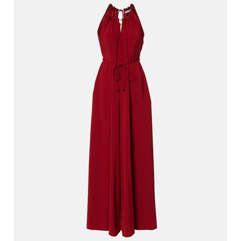 Dámský halterneck jumpsuit v barvě červená od Max Mara