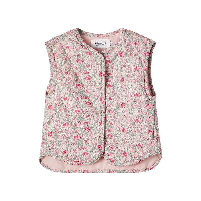 Bonpoint Elbie floral quilted cotton vest