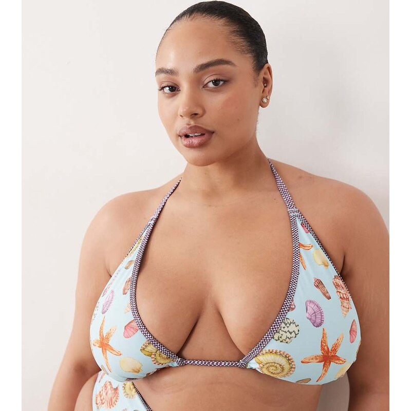ASOS Curve ASOS DESIGN Curve Solar Starfish high apex triangle