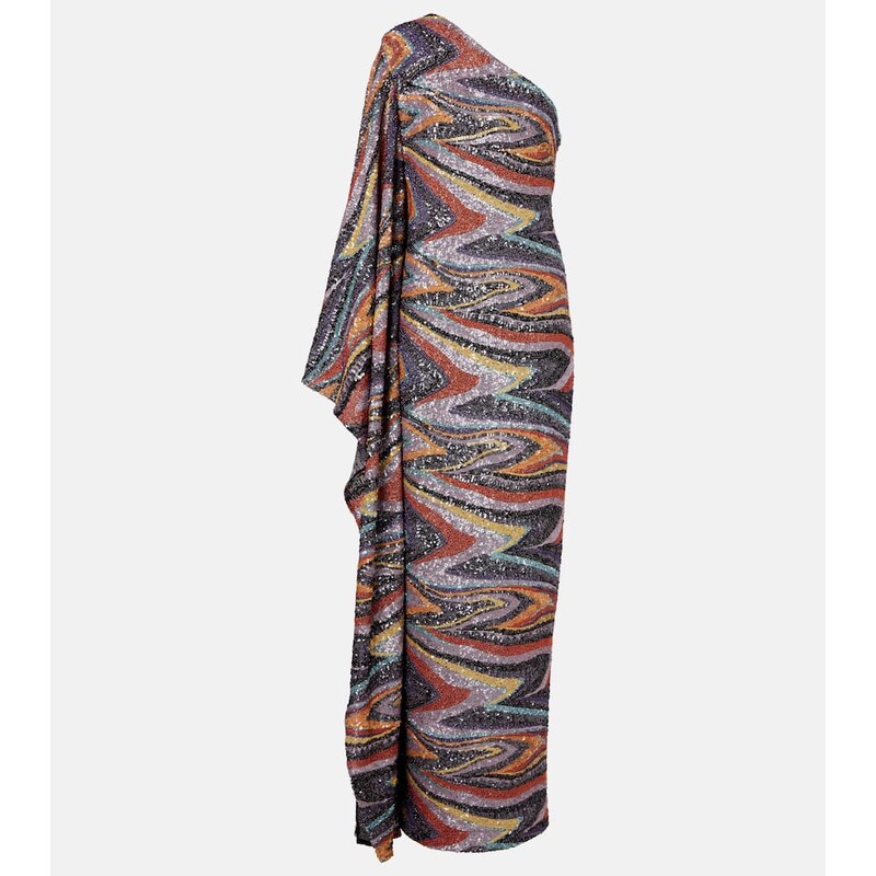 Taller Marmo Jasmine sequined draped gown