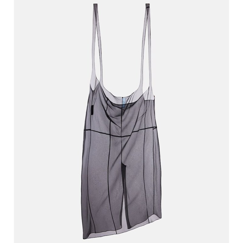 Prada Sheer midi skirt