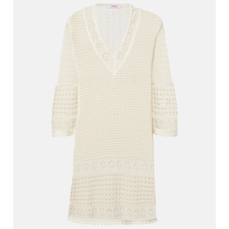 Eres Divina crochet minidress