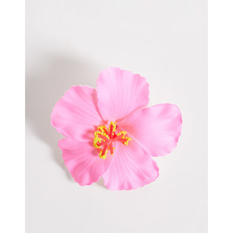 South Beach flower clip in fushia pink 114403651