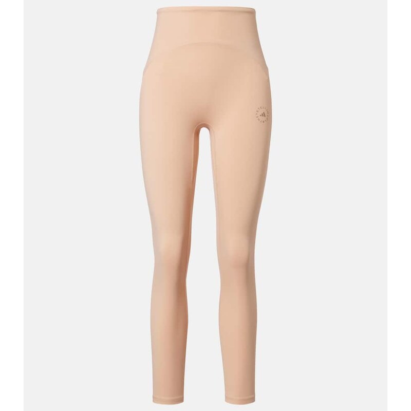 Adidas by Stella McCartney Ruched high-rise leggings