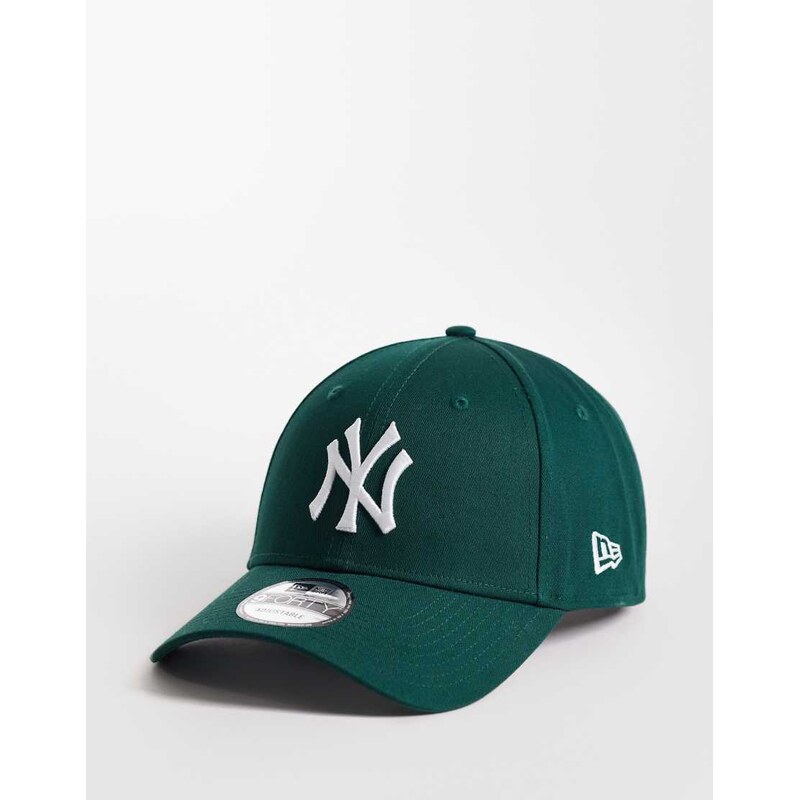 New Era NY Yankees 9forty essential cap in dark green