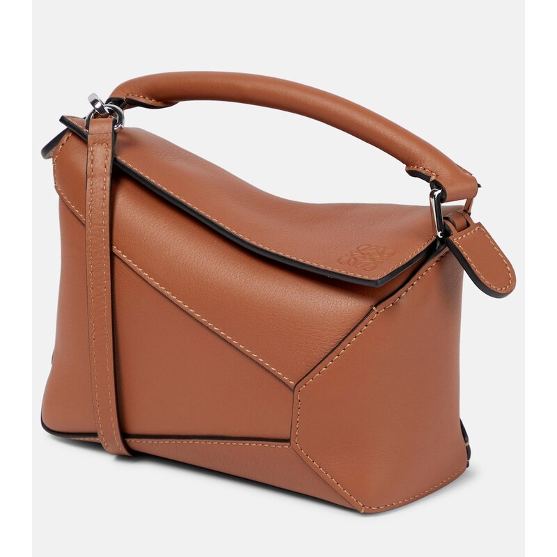 Loewe Puzzle Edge Mini leather top-handle bag