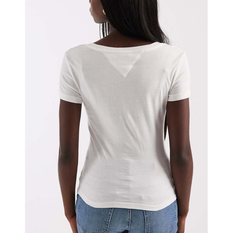 Tommy Jeans 3 pack v-neck t-shirts in black/navy/white