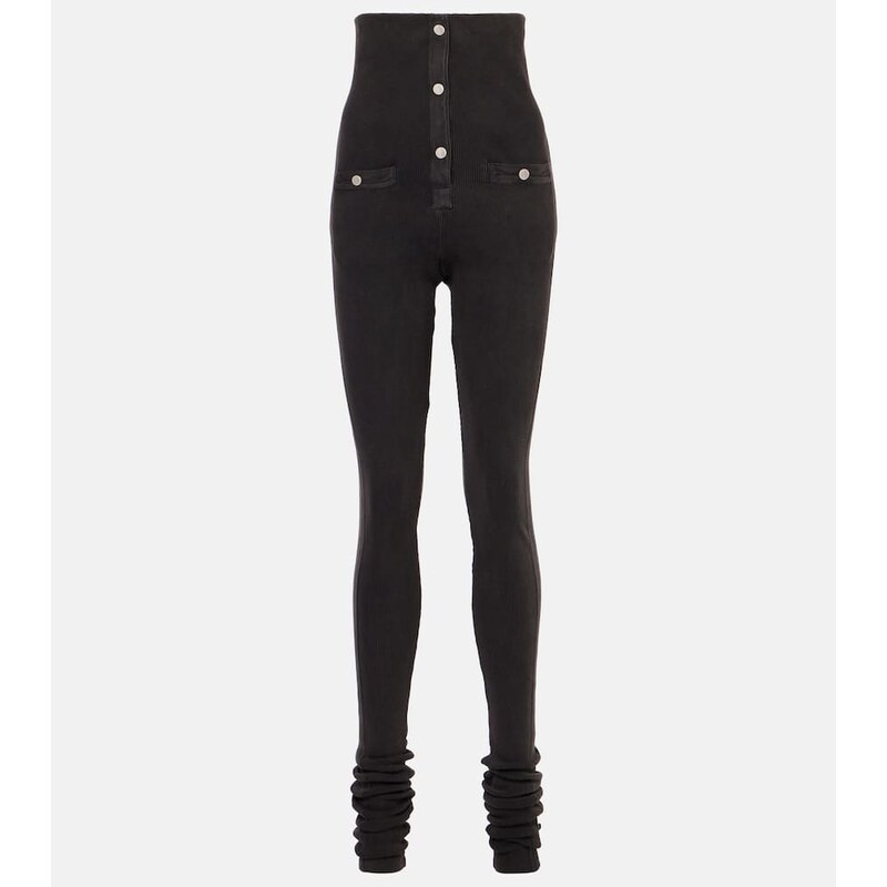 The Attico Cotton-blend leggings
