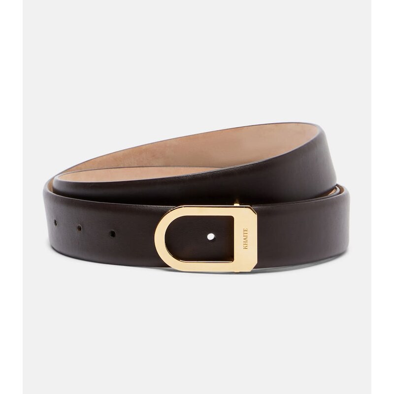 Khaite Saddle 30mm leather belt