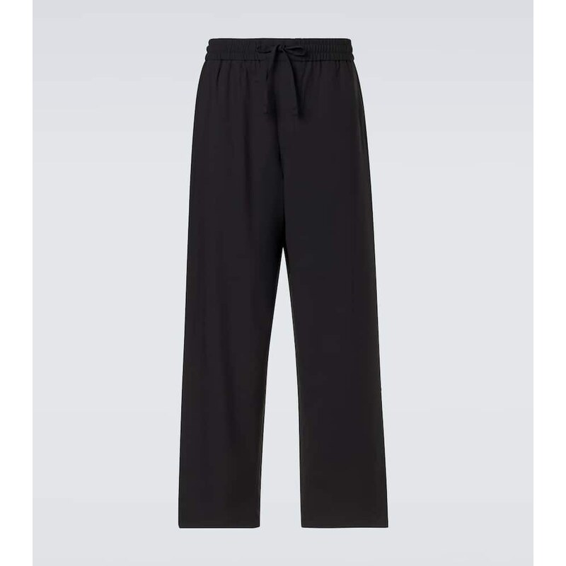 Ami Paris Virgin wool gabardine straight pants