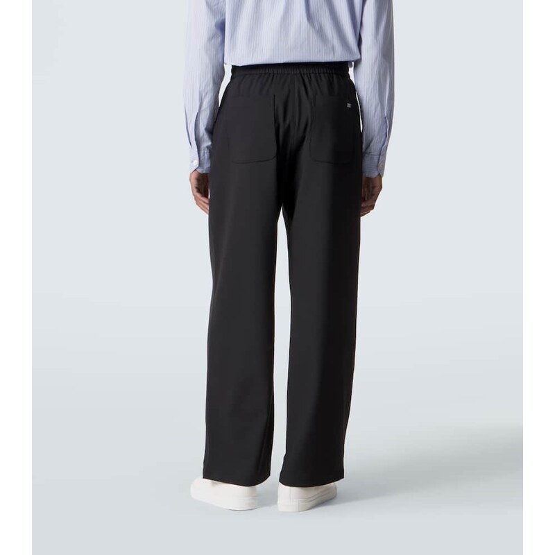 Ami Paris Virgin wool gabardine straight pants