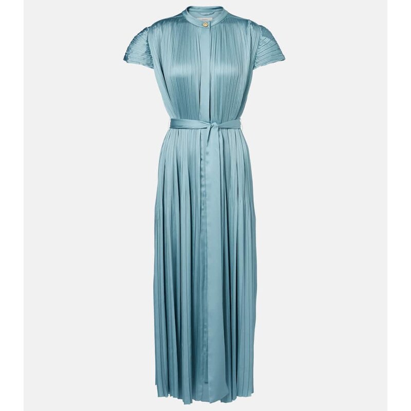 Joseph Phare plissÃ satin midi dress