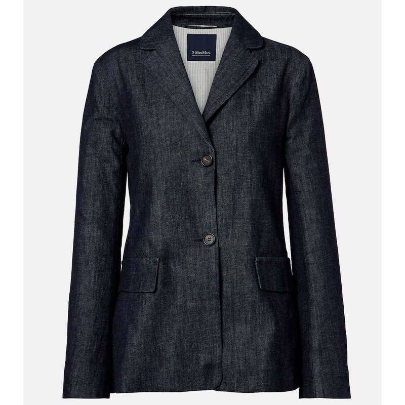 S Max Mara Leone denim blazer