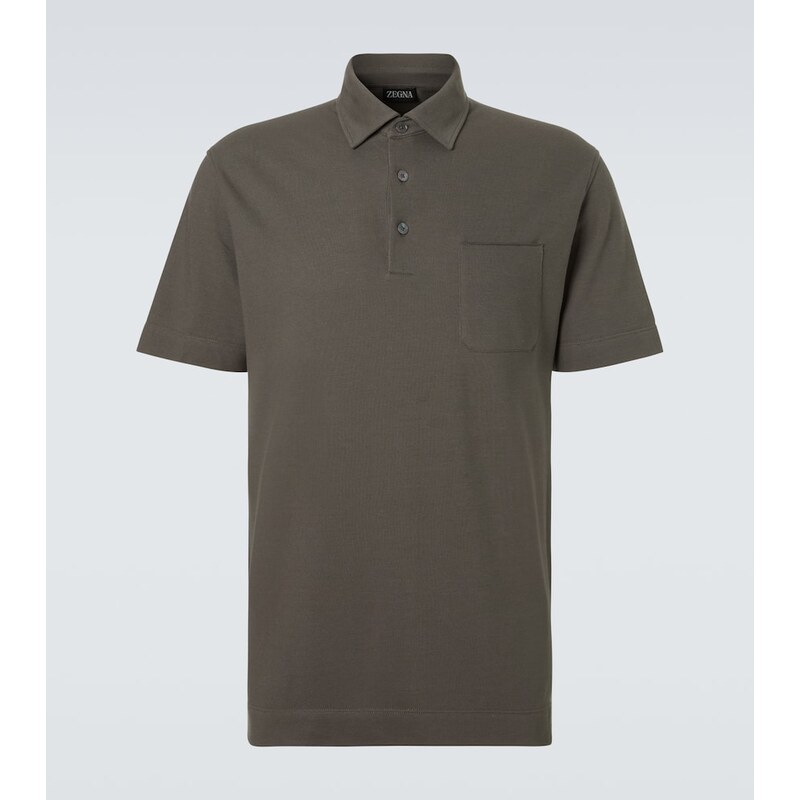 Zegna Cotton piquÃ polo shirt