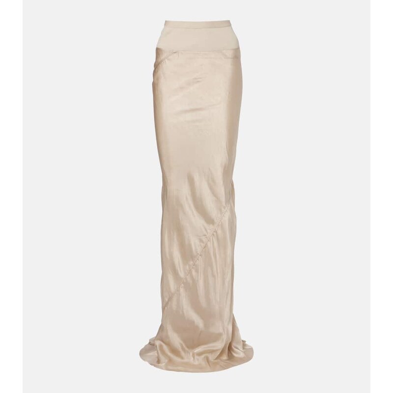 Rick Owens Satin maxi skirt