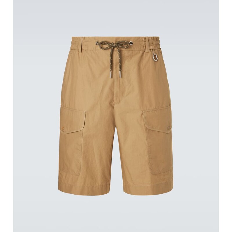 Moncler Cotton poplin cargo shorts