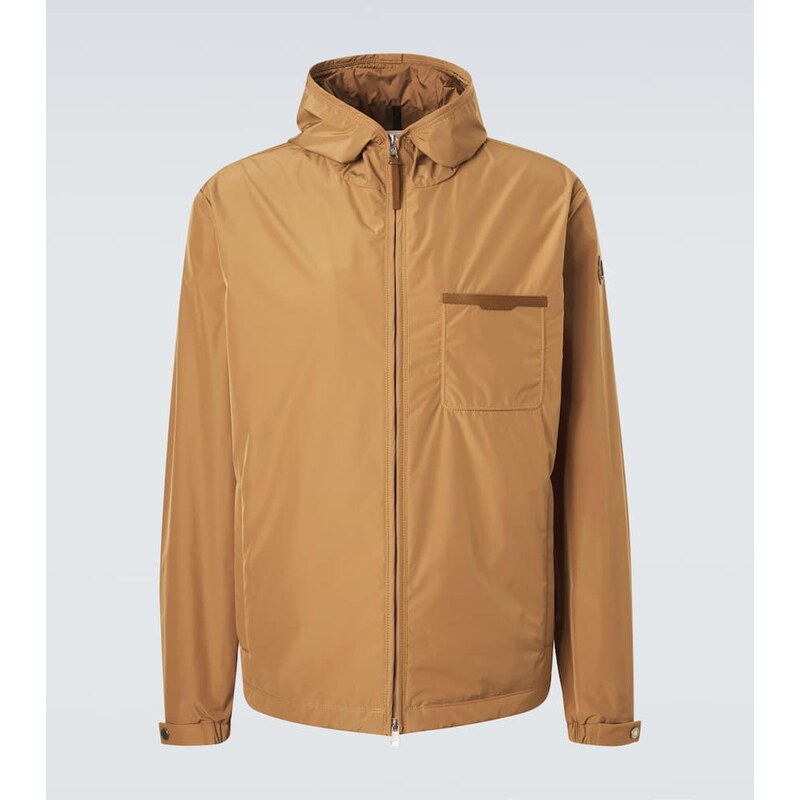 Pánská kožená bunda Moncler v barvě Dijon