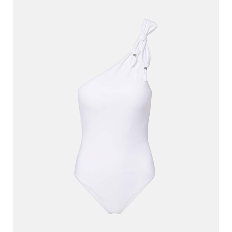 Brunello Cucinelli Monili one-shoulder swimsuit