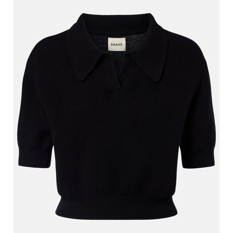 Khaite Leni wool and cashmere top