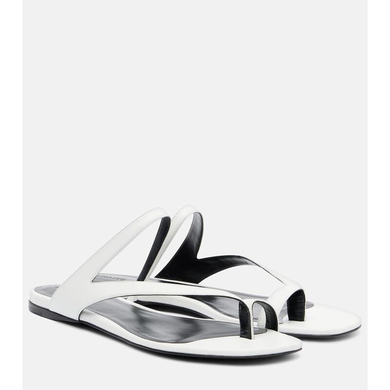 Khaite Aimee leather sandals