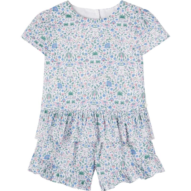 Tartine et Chocolat Floral cotton T-shirt and shorts set