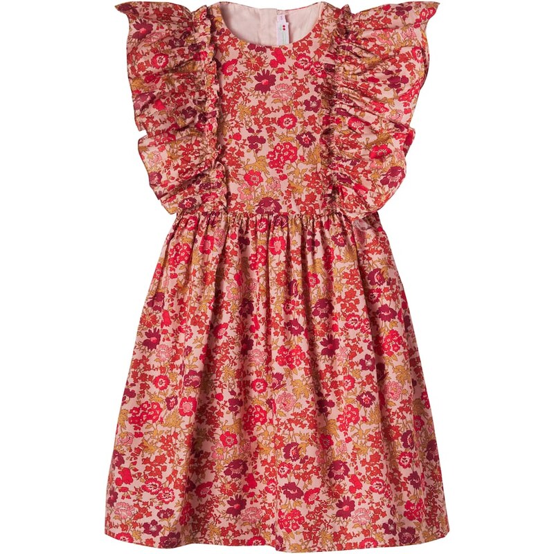 Bonpoint Lizzy floral ruffled cotton dress