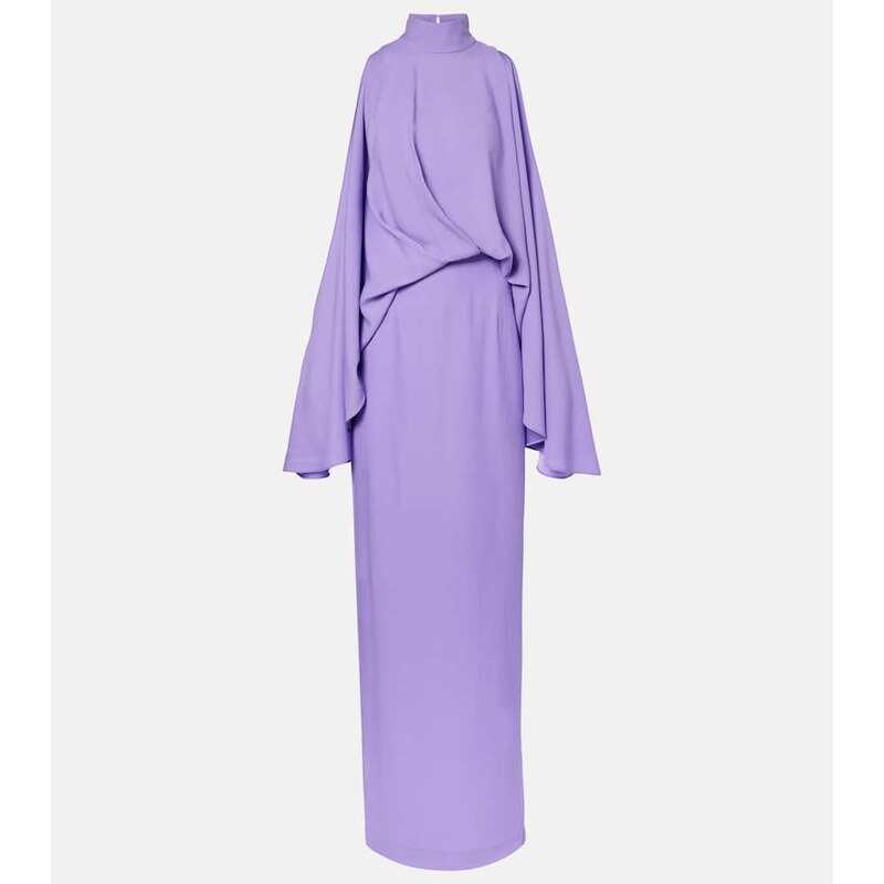 Taller Marmo Bacall draped satin gown