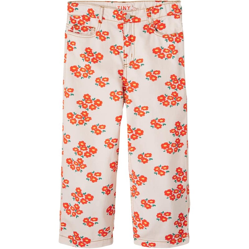 Tinycottons Blossoms twill straight jeans