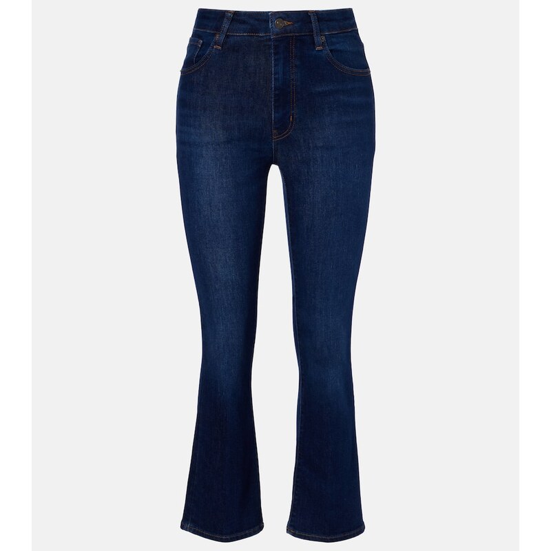 Frame Reboot cropped bootcut jeans