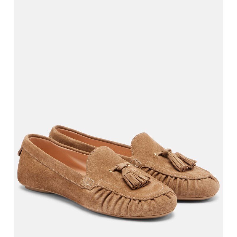 Gianvito Rossi ThÃa tasseled suede loafers