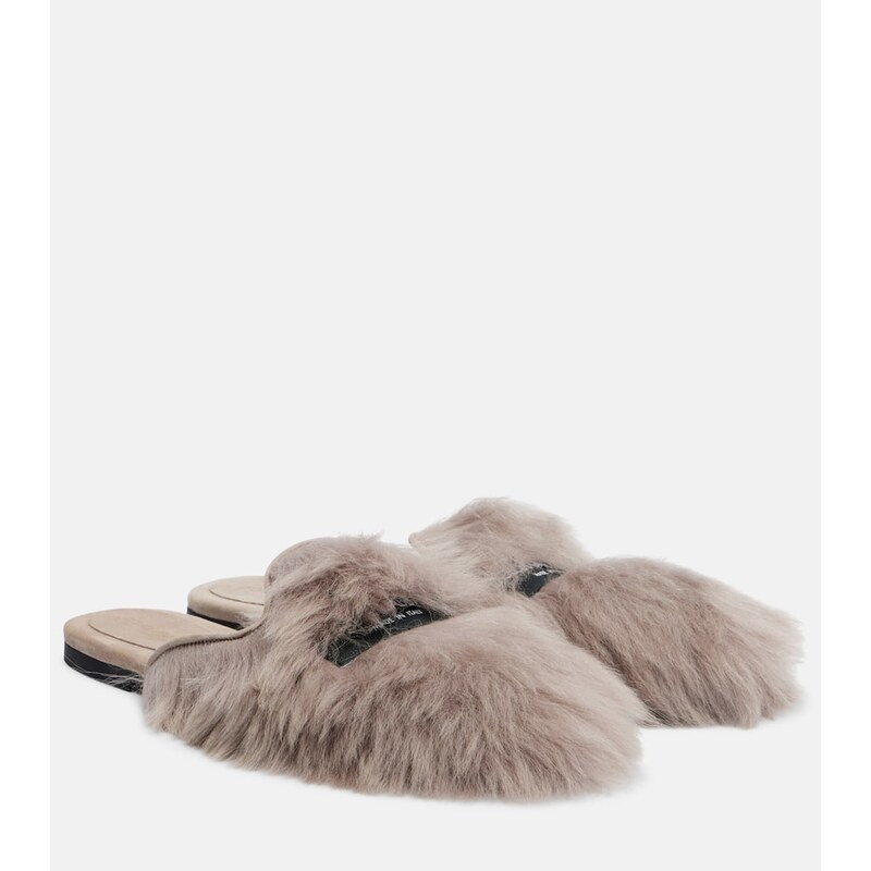 Dolce&Gabbana Shearling mules