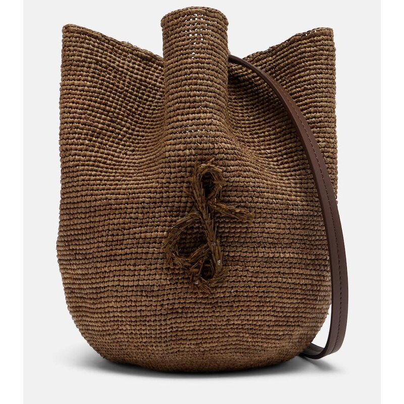 Ruslan Baginskiy HatBag raffia crossbody bag