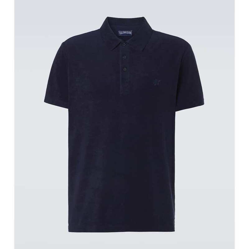 Vilebrequin Cotton-blend terry polo shirt