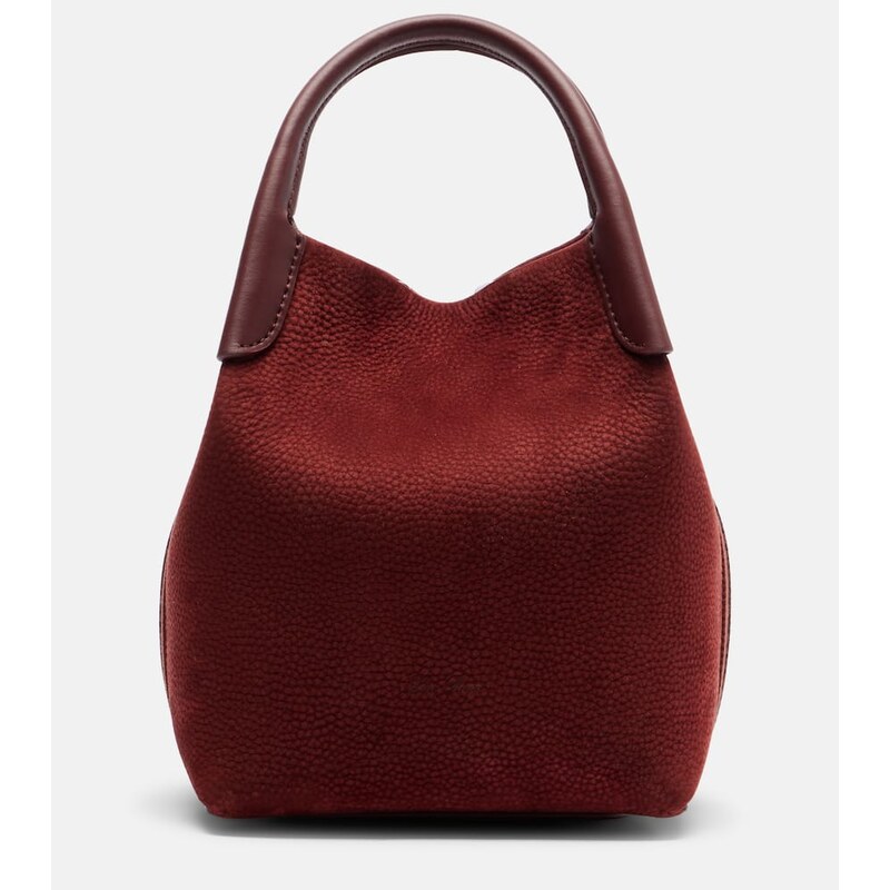 Loro Piana Bale Small leather top-handle bag