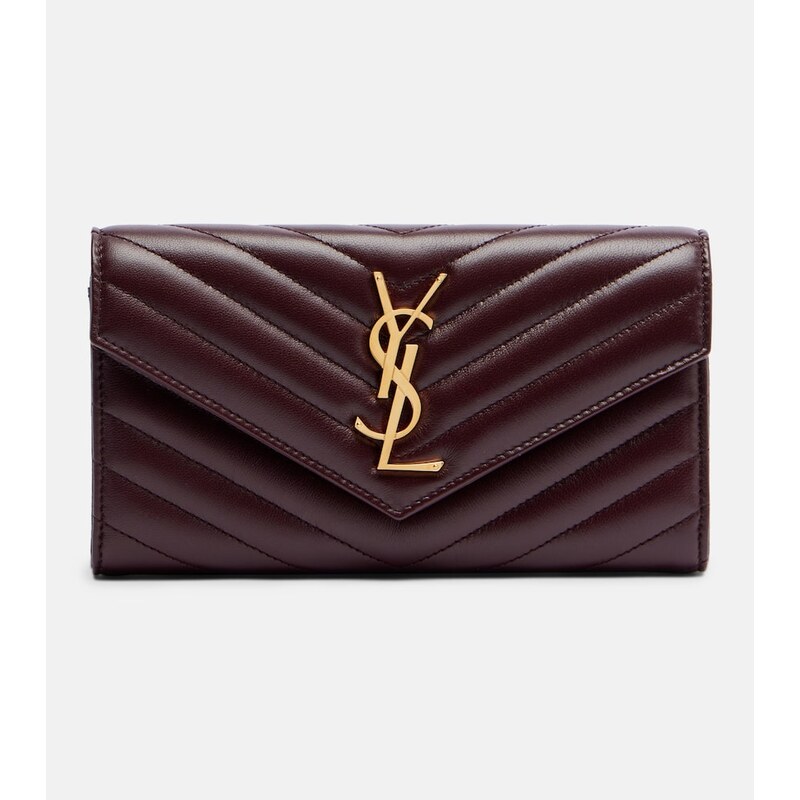 Saint Laurent Cassandre matelassÃ leather wallet