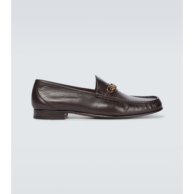 Tom Ford leather York Chain loafers
